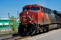 CN 2921 Diesel Engine At Georgetown, Ontario, Canada