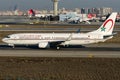 CN-RNW Royal Air Maroc, Boeing 737 - 800 Royalty Free Stock Photo