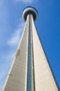 CN Tower observation glass floor in Toronto Ontario Canada Royalty Free Stock Photo