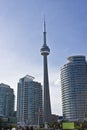 CN Tower - Toronto Harbourfront Royalty Free Stock Photo