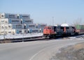 Landscape CN Train and shipping containers