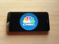 CNBC app Royalty Free Stock Photo