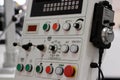 Cnc control panel with manual pulse generator Royalty Free Stock Photo