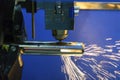 The CNC fiber laser cutting machine
