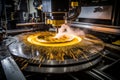 Cnc machine crafting aircraft fuselage part with precision for aerospace industry standards