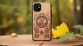 Cnc machine crafting personalized phone case, showcasing customization potential
