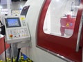 CNC Machine opertion control panel closup Royalty Free Stock Photo