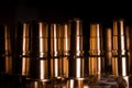 CNC made ready golden pipes details for water, oil and aerospace