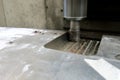 CNC metal vertical machine Royalty Free Stock Photo