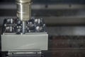 The CNC milling machine use solid chamfer tool