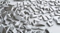 CNC milling tool path patterns creating precise geometric arrangements in aluminum