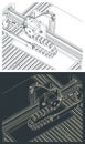 CNC router close up Royalty Free Stock Photo