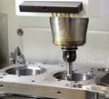 CNC technology. metal milling machine