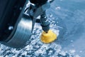 CNC water jet cutting machine Royalty Free Stock Photo