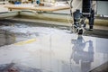 CNC Waterjet Cutting Machine Detail Royalty Free Stock Photo