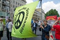 CND Banner, protest march