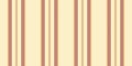 Cndustrial vertical fabric pattern, creation lines vector background. Wape textile texture stripe seamless in blanched almond and Royalty Free Stock Photo