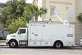 CNN satellite truck, Charleston, South Carolina