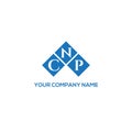 CNP letter logo design on WHITE background. CNP creative initials letter logo concept Royalty Free Stock Photo