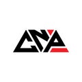 CNP triangle letter logo design with triangle shape. CNP triangle logo design monogram. CNP triangle vector logo template with red Royalty Free Stock Photo