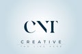 CNT abstract letter logo Royalty Free Stock Photo