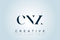 CNX abstract letter logo Royalty Free Stock Photo