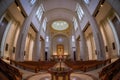 Co-Cathedral of the Sacred Heart basilica interior Royalty Free Stock Photo