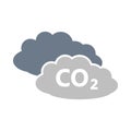 CO 2 Cloud Icon