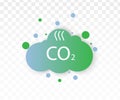 Co2 emissions icon Royalty Free Stock Photo