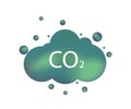 Co2 emissions icon Royalty Free Stock Photo