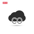 Co gas cloud icon vector design isolated 6 Royalty Free Stock Photo