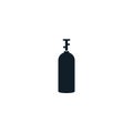 CO2 gas tank icon Royalty Free Stock Photo