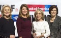 Mary McFadden, Norah O`Donnell, Andrea Mitchell, and Lisa Caputo