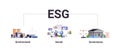 CO2 limit emissions carbon credit offset sustainable environment social governance infographic ESG development