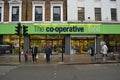 The co-operative food store Royalty Free Stock Photo