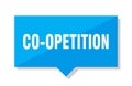 Co-opetition price tag Royalty Free Stock Photo