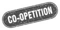 co-opetition sign. co-opetition grunge stamp.