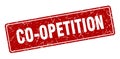 co-opetition sign. co-opetition grunge stamp. Royalty Free Stock Photo