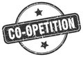 co-opetition stamp. co-opetition round grunge sign. Royalty Free Stock Photo
