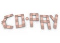 Co-Pay Word Insurance Bandages Deductible Medical Bill Royalty Free Stock Photo