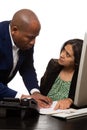 Co-Worker Explaining Something to Confused Team Mate