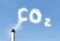 CO2 emissions Royalty Free Stock Photo