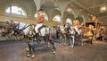 Coach of the British Crown, Buckingham Palace, London, England Royalty Free Stock Photo