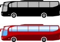 Coach bus simple illustration