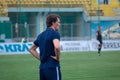 Coach of the Dnipro-1 team Dmytro Mykhaylenko Royalty Free Stock Photo