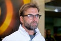 The coach Jurgen Klopp at the Europa League semifinal match between Villarreal CF and Liverpool FC Royalty Free Stock Photo