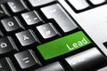 Lead , Keyboard button enter symbol