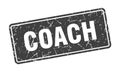 coach sign. coach grunge stamp. Royalty Free Stock Photo