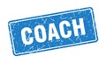 coach sign. coach grunge stamp. Royalty Free Stock Photo