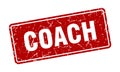 coach sign. coach grunge stamp. Royalty Free Stock Photo